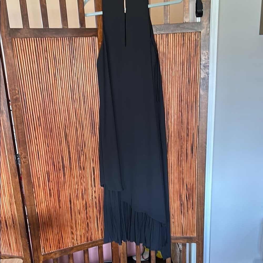 Elizabeth and James Black Asymmetrical Sheath Dress - Picture 6 of 7